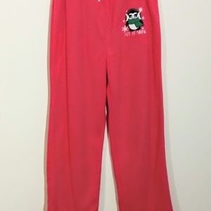 "Let It Snow"  Girl's Warm and Cozy Pajama Pants (Size 7 & 12 only) - CLEARANCE